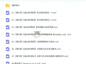 2025高二政治周峤矞课程：暑假、秋季、寒假、春季班