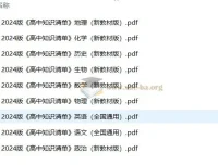 2025版《5·3高中知识清单》