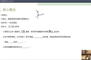 2025高三物理于冲押题班：曲线运动、电学、磁场等核心串讲