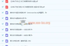 2020秋杜春雨初三物理全国目标班课程