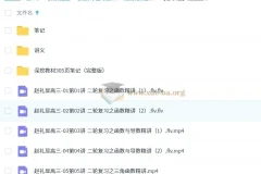 2025高三高考数学：赵礼显全年全程一轮二轮课程
