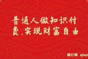 普通人做知识付费：从项目执行到项目教学，实现收入跃升