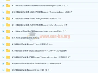 刘飞飞2021春初二英语直播勤学班16讲全套课程讲义