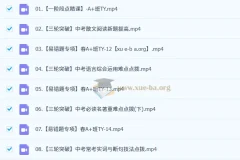 初三中考语文刘璐2024-2025 A+班 秋季/寒假/春季班全阶段课程
