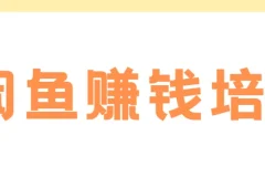 老A闲鱼赚钱培训：从0到1的系统化运营实战课