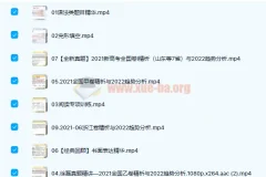徐磊2022高考英语一轮复习与二轮复习全阶段课程合集