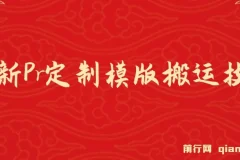 Pr定制模版搬运技术教程，中视频100%过审，快速批量产出视频