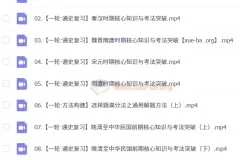 2025高考历史一轮复习：朱灵慧暑假班通史精讲