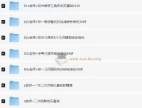 老Z讲数学：初中数学专项提升课程合集