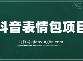 抖音表情包项目实战教程：每天10分钟，三天收益500+案例解析