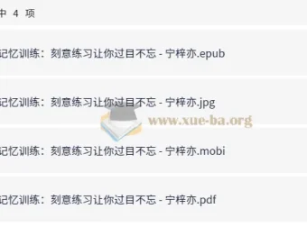 记忆训练：刻意练习让你过目不忘——宁梓亦作品合集