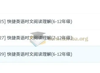 快捷英语时文阅读理解（6-12年级全学段）精选合集