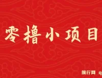 零撸小项目实操教程，单号月入60+，多号操作收益翻倍，拉新奖励18元/人