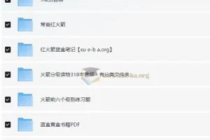 红火箭分级阅读系列：书+音视频+练习册+点读包全套资源
