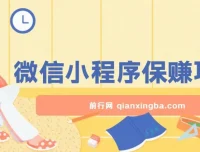 腾讯官方微信小程序项目，软件自动运营，稳定收益，时间自由，永久售后，日入100-500+