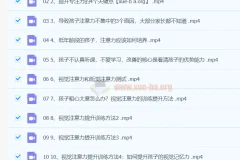 孩子超强专注力训练课：10节系统课程，科学提升学习注意力
