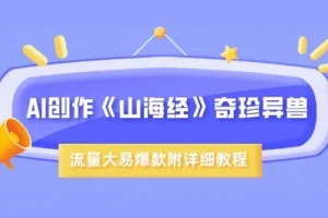 AI创作《山海经》奇珍异兽：超现实画风视频教程