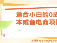 零成本咸鱼电商新手教程：手机操作，日入500+的实操指南
