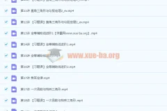 2022初二秋季数学全国版S加课程 许润博主讲【完结】