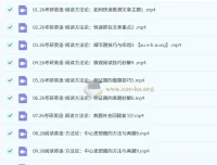 唐迟2026考研英语阅读思维构建课（‘18封神版’升级版）系统精讲