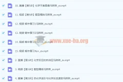 2024高二化学冯琳琳秋季班课程笔记与视频合集