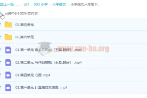 小学语文六年级下册同步作文全解视频课程