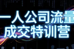 郭拽拽一人公司流量成交特训营：4天打通个人商业变现闭环