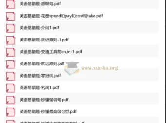 小红书热推英语易错知识点合集，精准攻克语法难点
