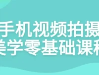 手机视频拍摄美学零基础课程：从入门到视觉语言打造