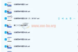 高三化学春季尖子班 梅南捷全系列课程合集