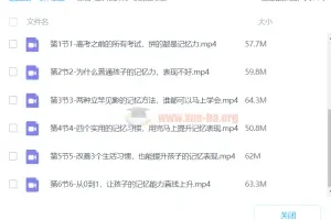 徐哥全科高效学习记忆法：系统提升学习效率的实用课程