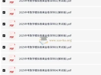 2025中考数学模拟卷黄金卷（广东/深圳/广州专用）备考资料