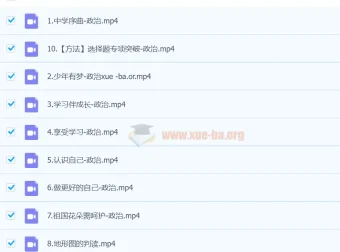 2025初一政治 樊帅政治 秋季上-暑假班A+ 视频课程