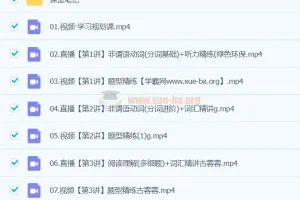 2024高中英语 高一古蓉蓉英语 A+春季班 课程资源