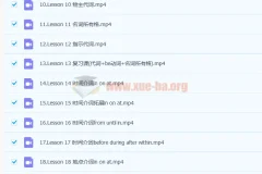 抖音网红英语名师雪梨初级英语语法课71讲（含配套讲义）