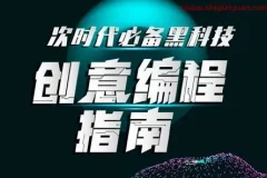 次世代必备黑科技：创意编程指南（完结）[MP4]