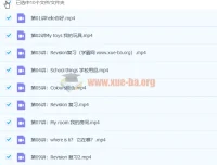 张婷婷 2019暑 小学二年级英语暑假班 10讲视频课程