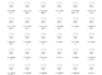 2025精选起点爆款小说100本（TXT电子书合集）