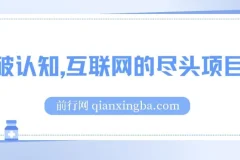 互联网创业项目资源包：卖项目比做项目更稳，月入五位数实操指南