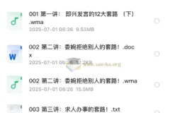 口才套路学：好口才速成秘笈（全系列音频+文字资料）