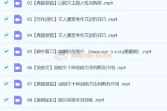 陆杰峰 2024初二语文A+秋季下课程精讲