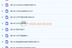 郑瑞高二化学秋季直播班16讲完整课程含讲义
