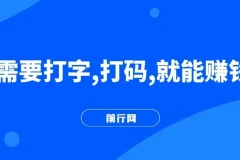 打字打码副业实操教程，碎片时间轻松增收
