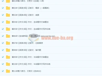 初一新生语文年卡目标满分班（语文版）王帆72讲系统课程