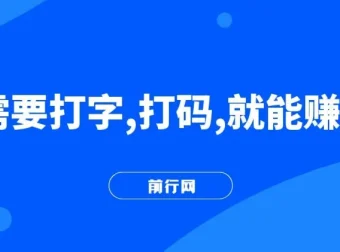 打字打码副业实操教程，碎片时间轻松增收