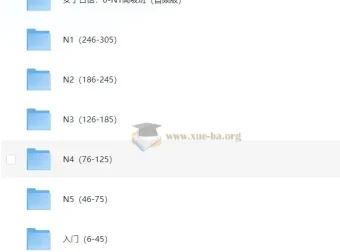 安宁日语0-N1高级班：视频+音频双版本，从零直达日语能力考最高级