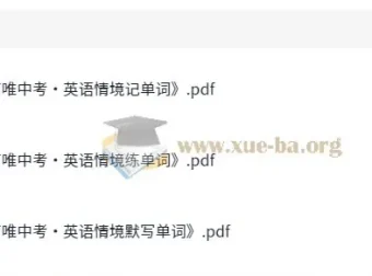 2025中考英语情境记单词 万唯备考三件套