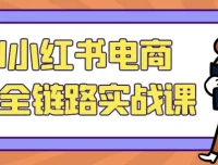 AI小红书电商5.0全链路实战课：从选品到运营的完整指南