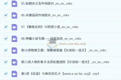 2023秋初一语文秋季自招S班 王秋雅主讲（沪教部编版）同步课程