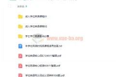 成人函授与自考学士学位英语课程（全国通用）19.7G视频教程